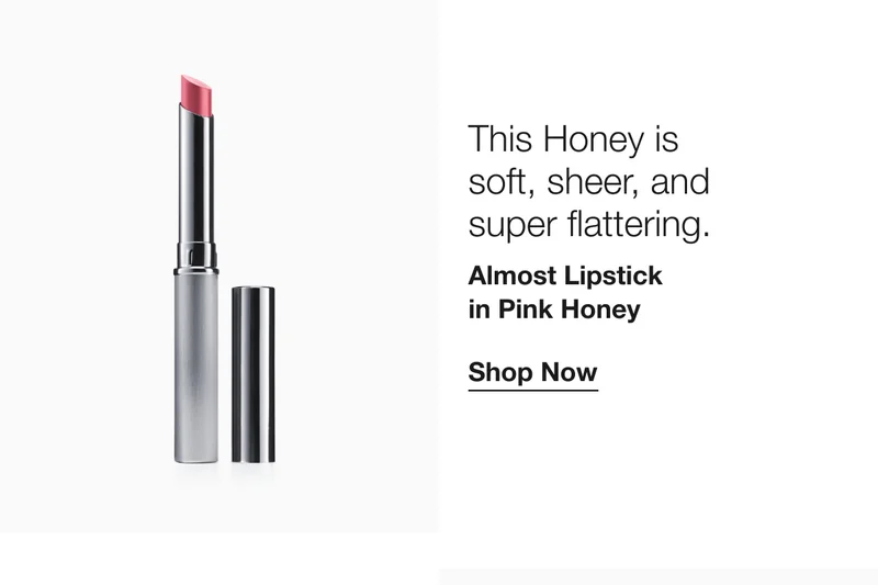 This Honey is soft, sheer, and super flattering. Almost Lipstick in Pink Honey Shop Now