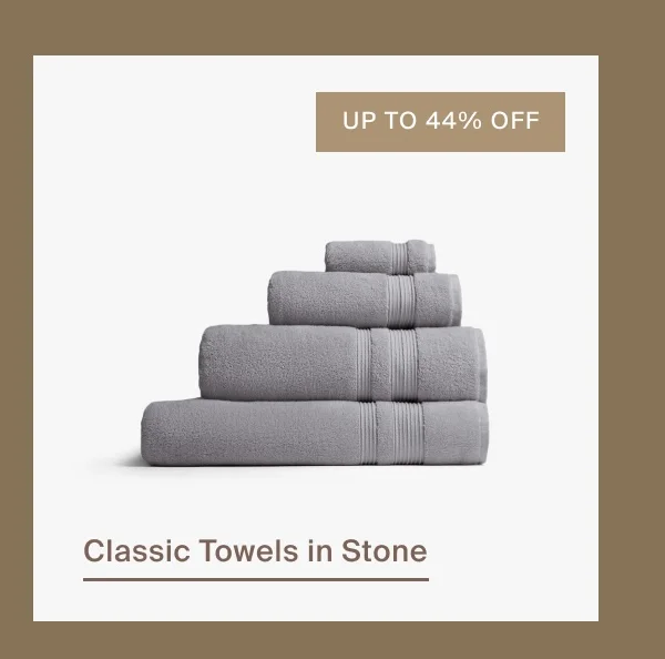 Classic Towels in Stone