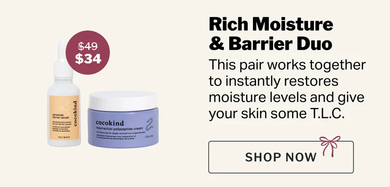 rich moisture & barrier duo This pair works together to&nbsp;instantly restores moisture levels and give your skin some T.L.C.