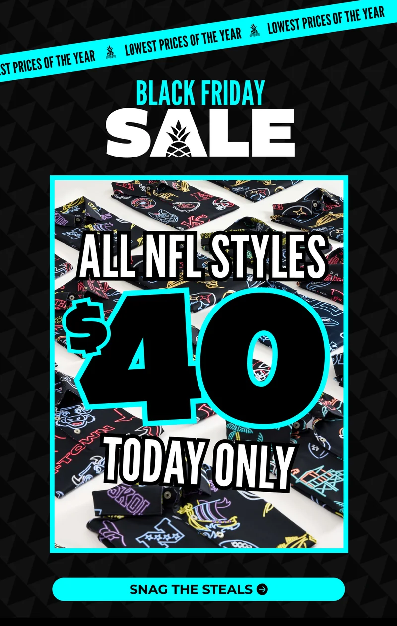 ALL NFL STYLES NOW $40 - Today Only!