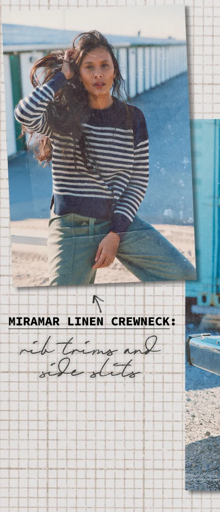 Miramar Linen Crewneck