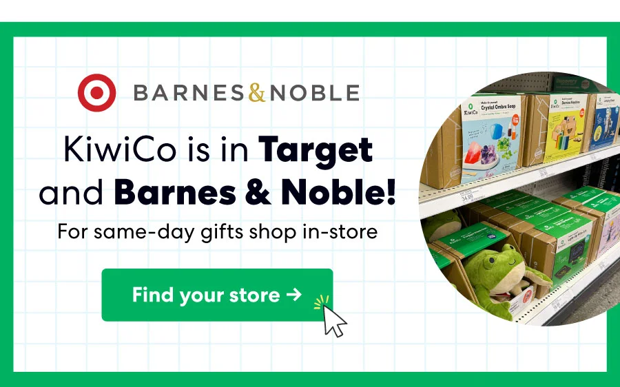 KiwiCo is in Target and Barnes & Noble!