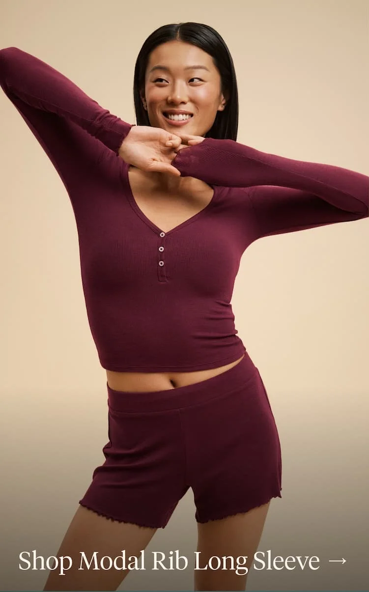 Shop Modal Rib Long Sleeve →