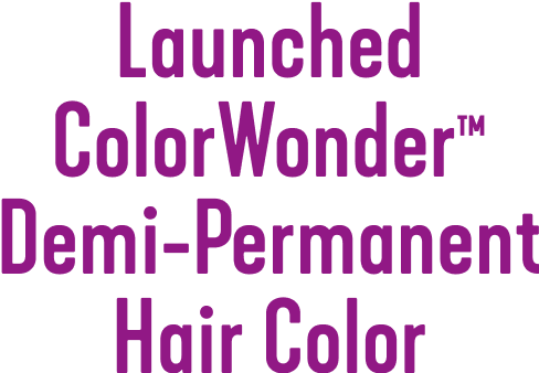 Launched ColorWonderโข Demi-Permanent Hair Color