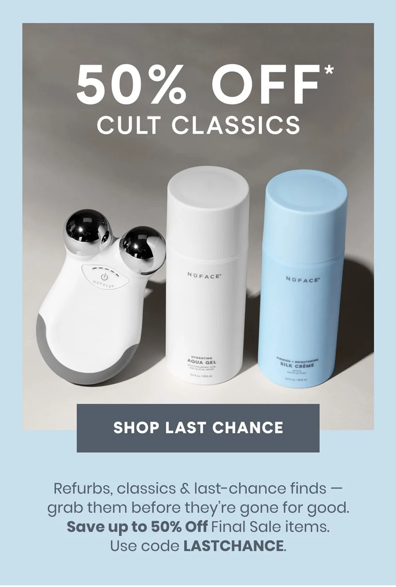 Shop now to save 50% for a limited time only while supplies last. Use code LASTCHANCE