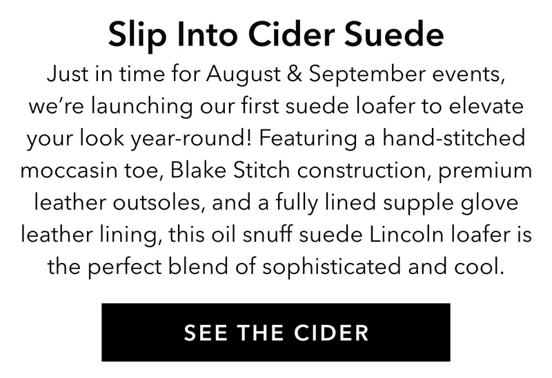 Slip Into Cider Suede