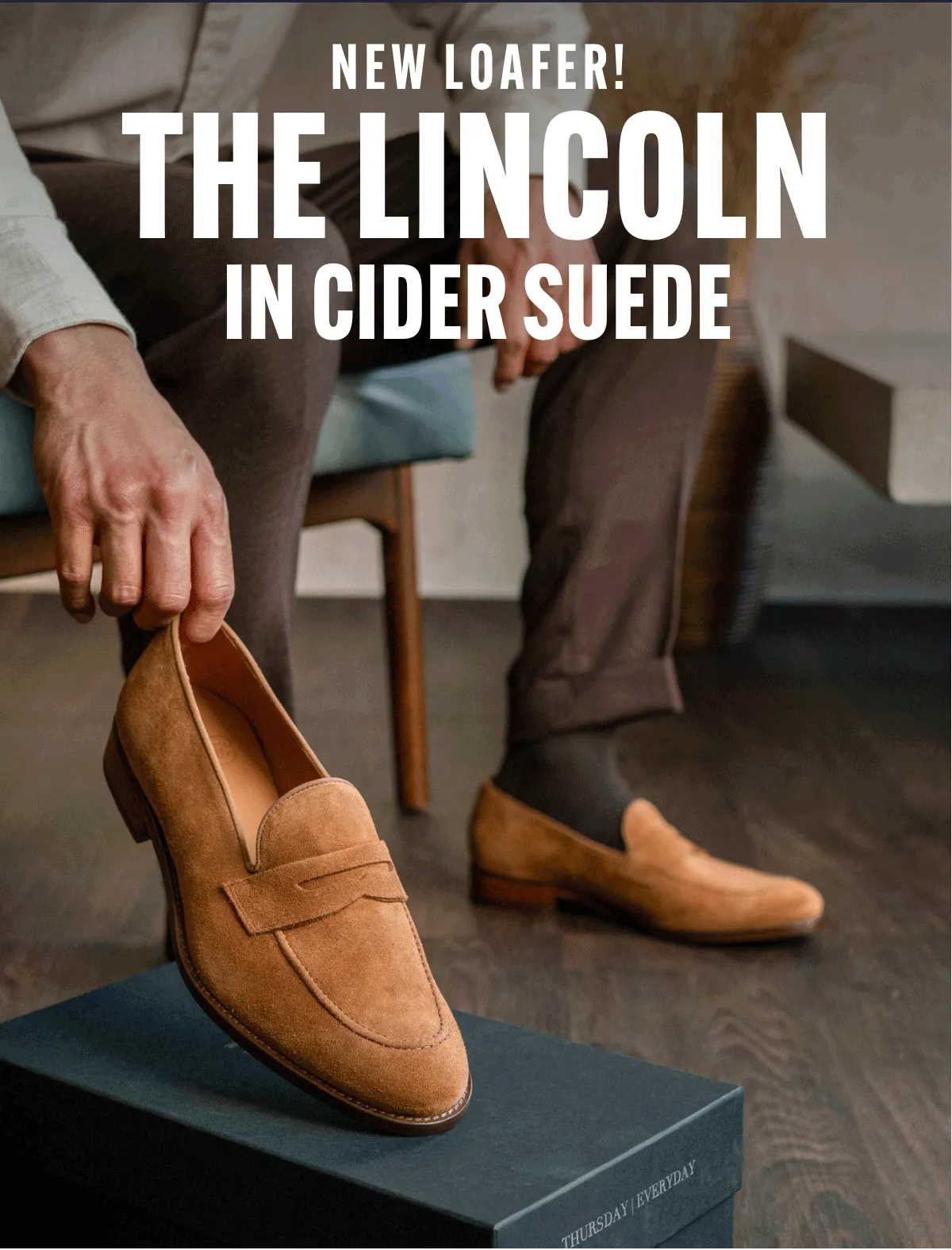 The Lincoln in Cider Suede