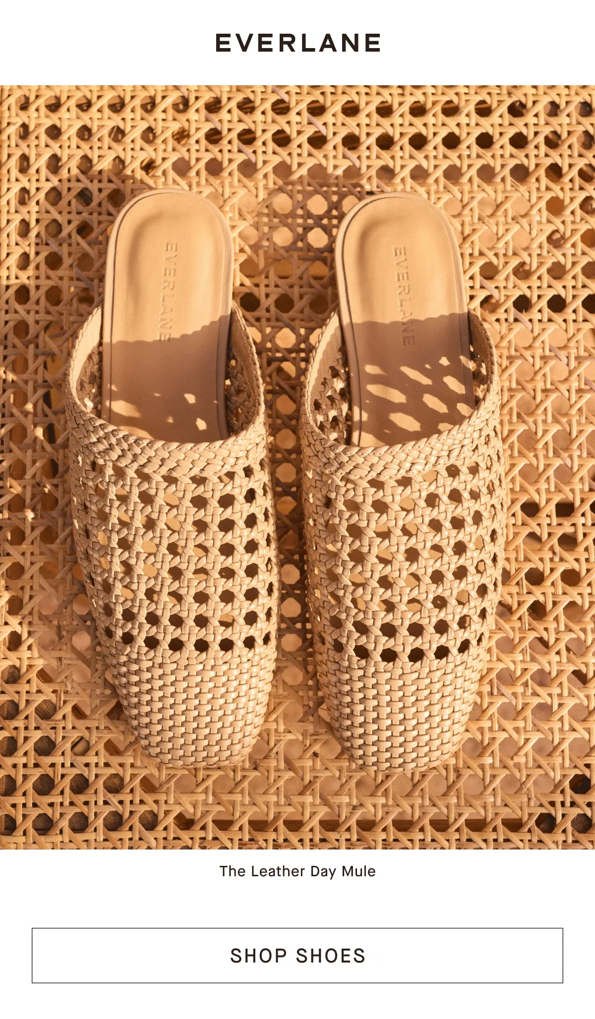 [EVERLANE][IMAGE]The Leather Day Mule,The Leather Fisherman Sandal[SHOP SHOES]