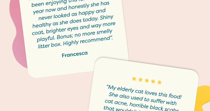 “My elderly cat loves this food! She also used to suffer with cat acne, horrible black scabs that wouldn't heal on her chin but since being on Untamed, it has completely gone.&nbsp;I won't be feeding her anything else!”
