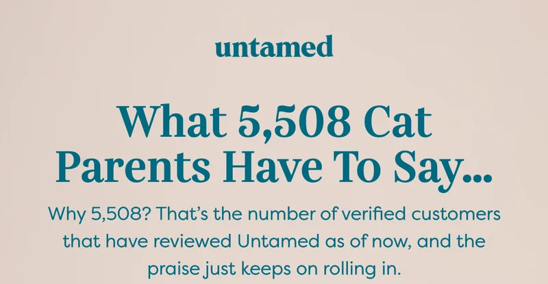 What 5,508 cat parents have to say...