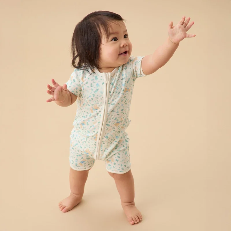 Image of Peter Rabbit Zip Summer Pajamas