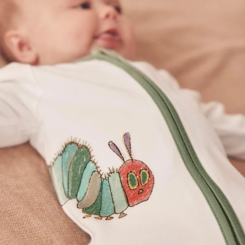 Image of Very Hungry Caterpillar Clever Zip Romper