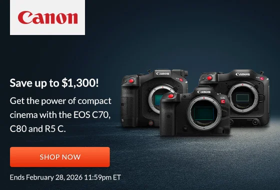 Canon Save up to $1,300! | Shop Now