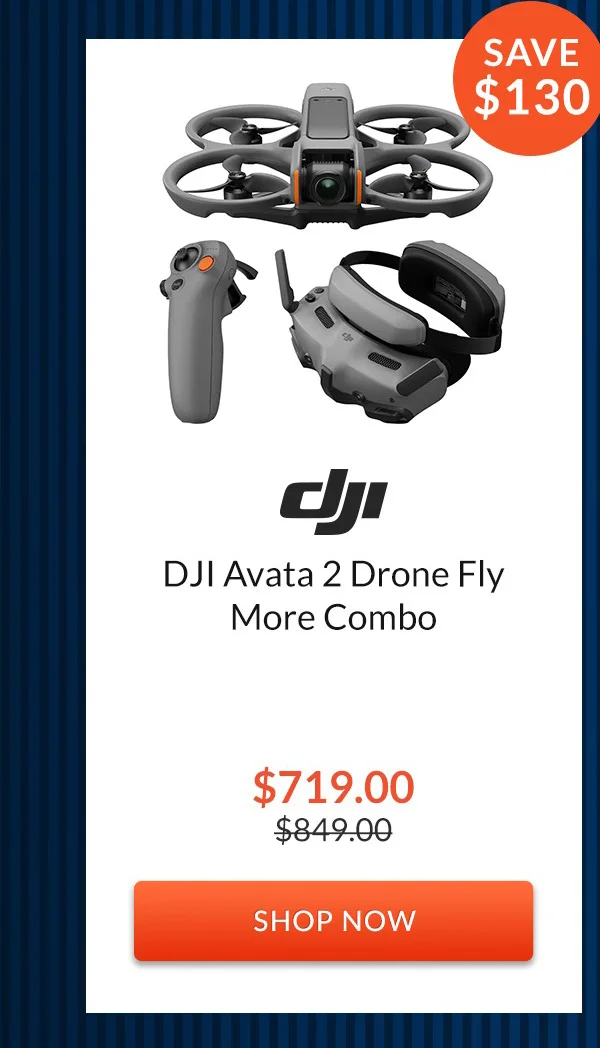 DJI Avata 2 Drone Fly More Combo