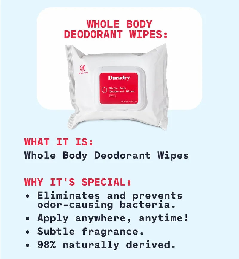 Whole Body Deo Wipes