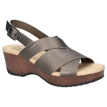 Easy Works by Easy Street Slip-Resistant Wedgeandals-Raffey