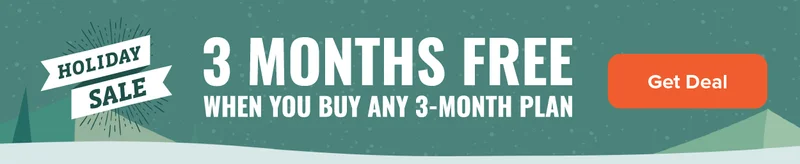 3 Months Free when you buy any 3-Month Plan