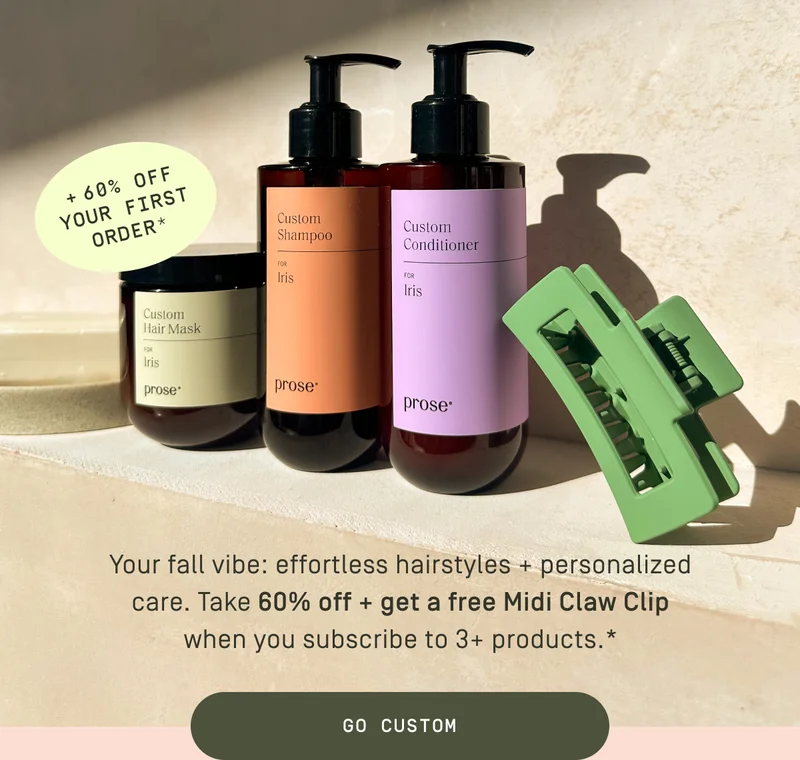 + 60% off your first order*