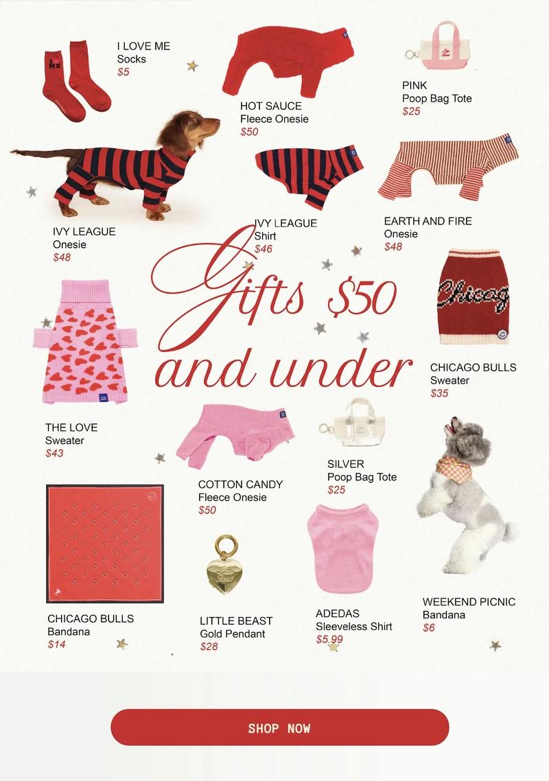 Gifts $50 and under
