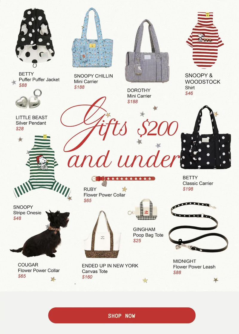 Gifts $200 and under