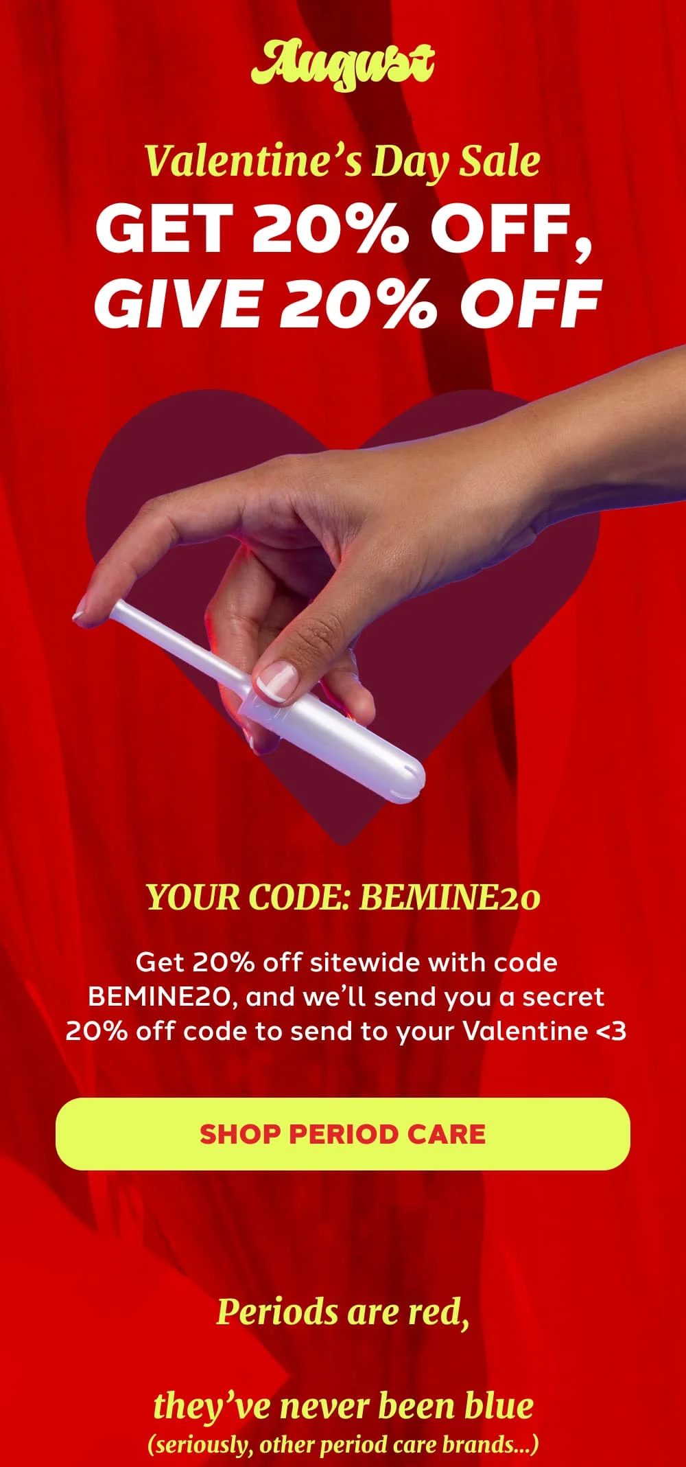 Valentine’s Day Sale [SHOP PERIOD CARE]