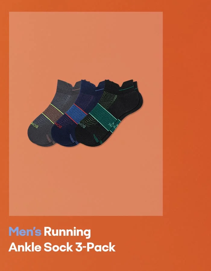 Men's Running Ankle Sock 3-Pack