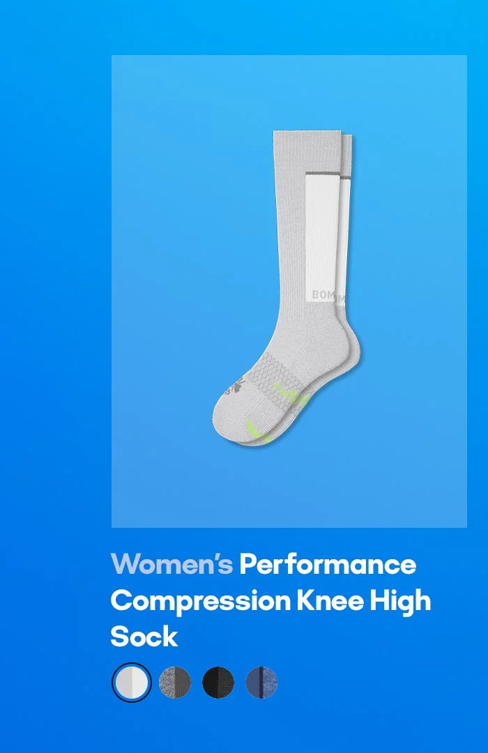 Women's Performance Compression Knee High Sock
