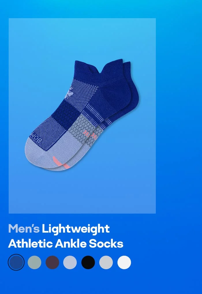 Men's Lightweight Athletic Ankle Socks