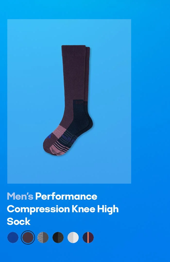 Men's Performance Compression Knee High Sock