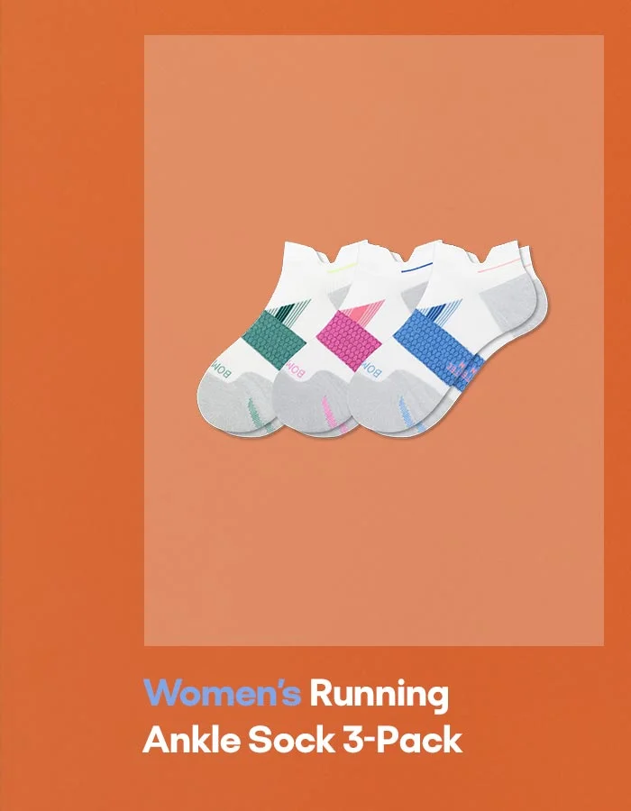 Women's Running Ankle Sock 3-Pack