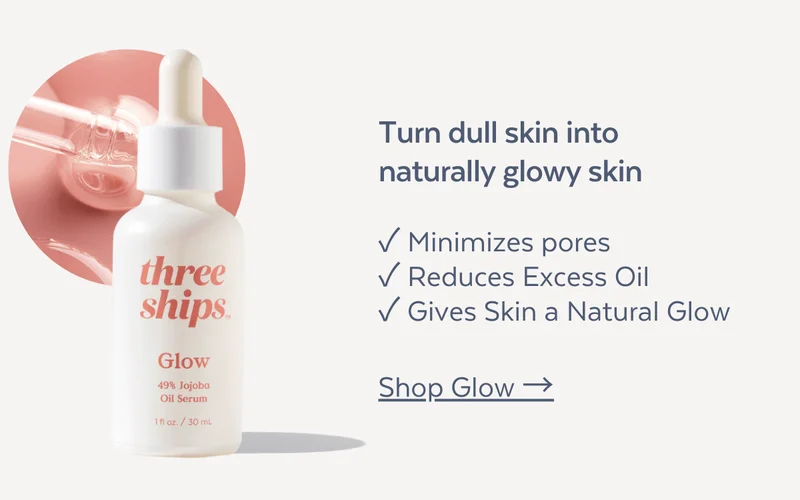 Turn dull skin into naturally glowy skin ✓ Minimizes pores ✓  Reduces Excess Oil ✓  Gives Skin a Natural Glow [SHOP GLOW]