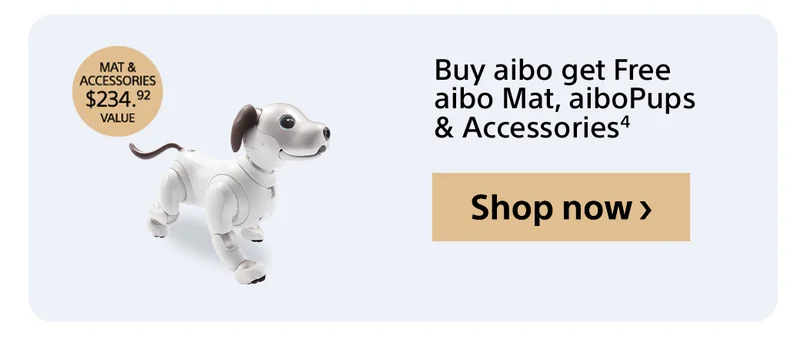 MAT & ACCESORIES Buy aibo get free aibo Mat & accessories4 Shop now