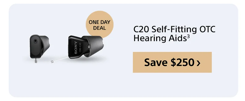 C20 Self-Fitting OTC Hearing Aids3 Save