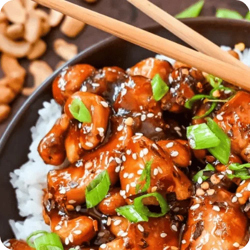 cashew chicken on rice, one of our favorite 30-minute meals cashew chicken on rice, one of our favorite 30-minute meals