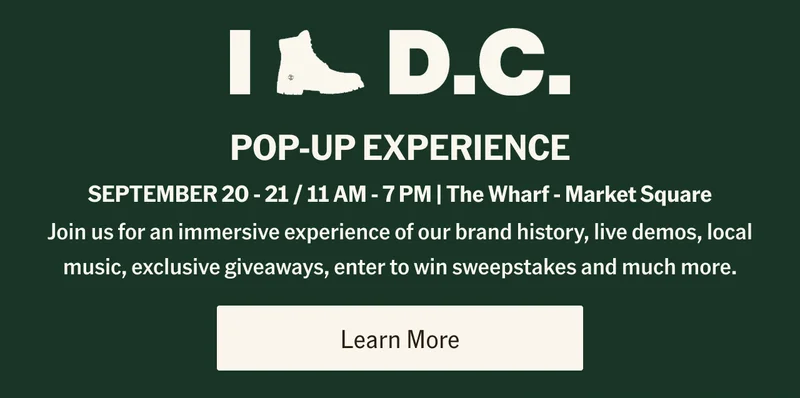 I LOVE DC POP-UP EXPERIENCE. SEPTEMBER 20 - 21 / 11 AM - 7 PM | The Wharf - Market Square Join us for an immersive experience of our brand history, live demos, local music, exclusive giveaways, enter to win sweepstakes and much more. Learn More