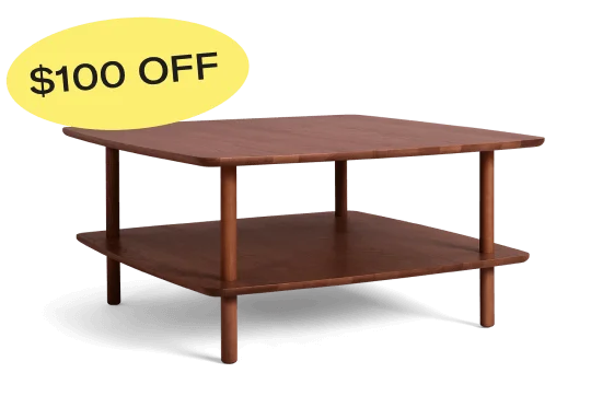Serif Square Coffee Table