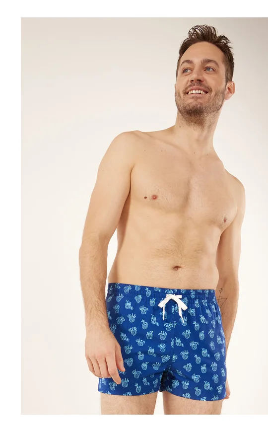 Classic Swim Trunk: The Coladas 4"