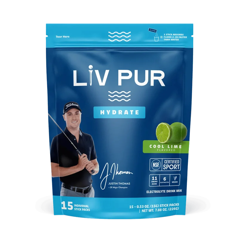 Image of LivPur Nutrition Cool Lime Hydration Sticks (15 Servings)