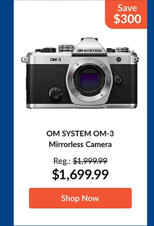 OM SYSTEM OM-3 Mirrorless Camera