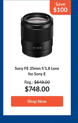 Sony FE 35mm f/1.8 Lens for Sony E