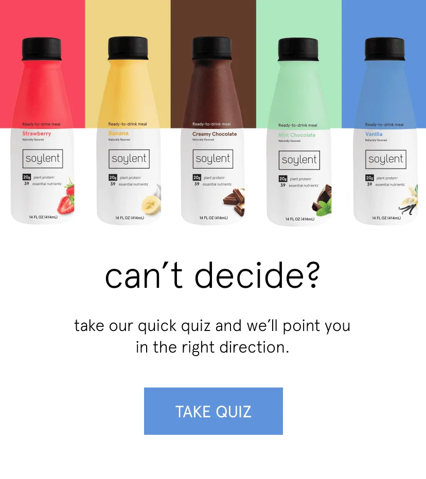 can't decide? take our quick quiz