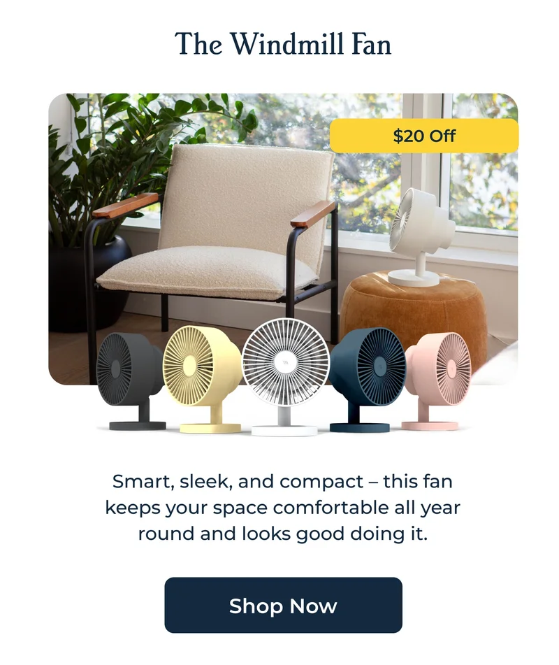 $20 Off Windmill Fan