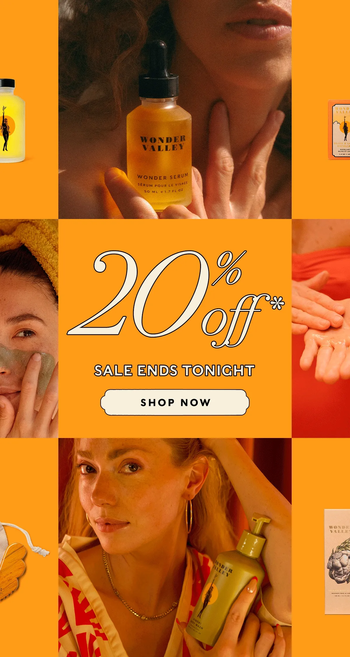 20% OFF SKINCARE ENDS TONIGHT*  SHOP NOW