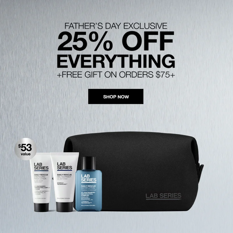 FATHER'S DAY EXCLUSIVE | 25% OFF EVERYTHING + FREE GIFT ON ORDERS %75+ | SHOP NOW