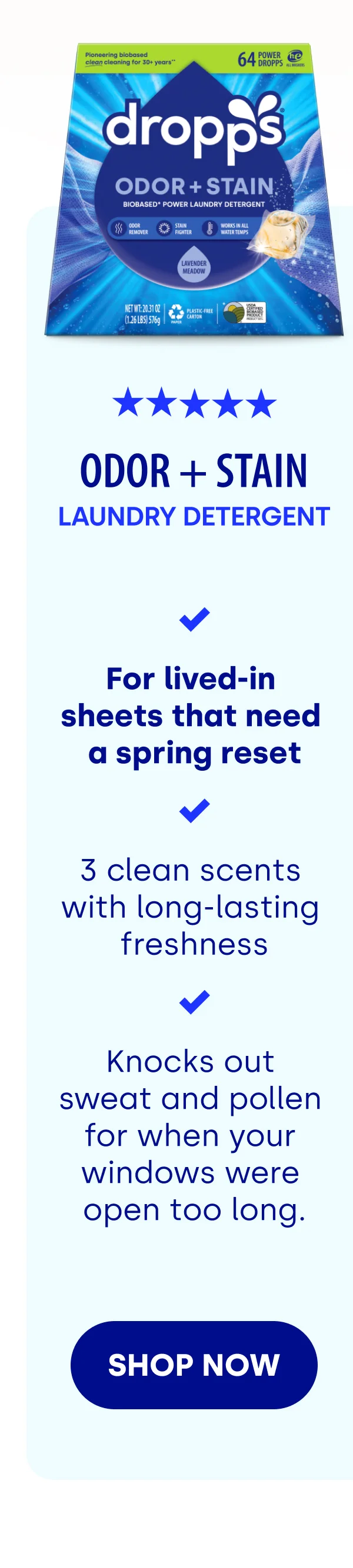 ODOR + STAIN