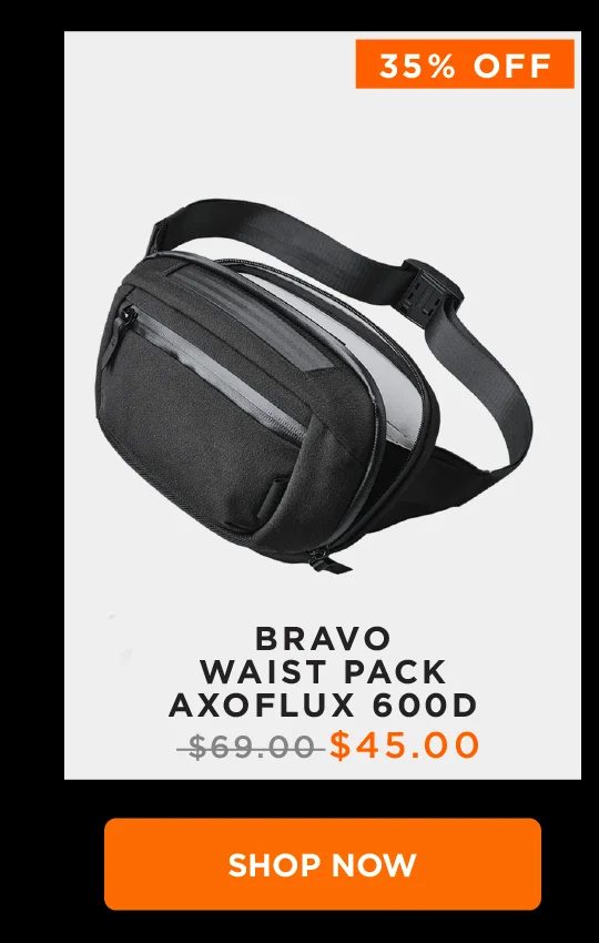 bravo waist pack black axoflux cta