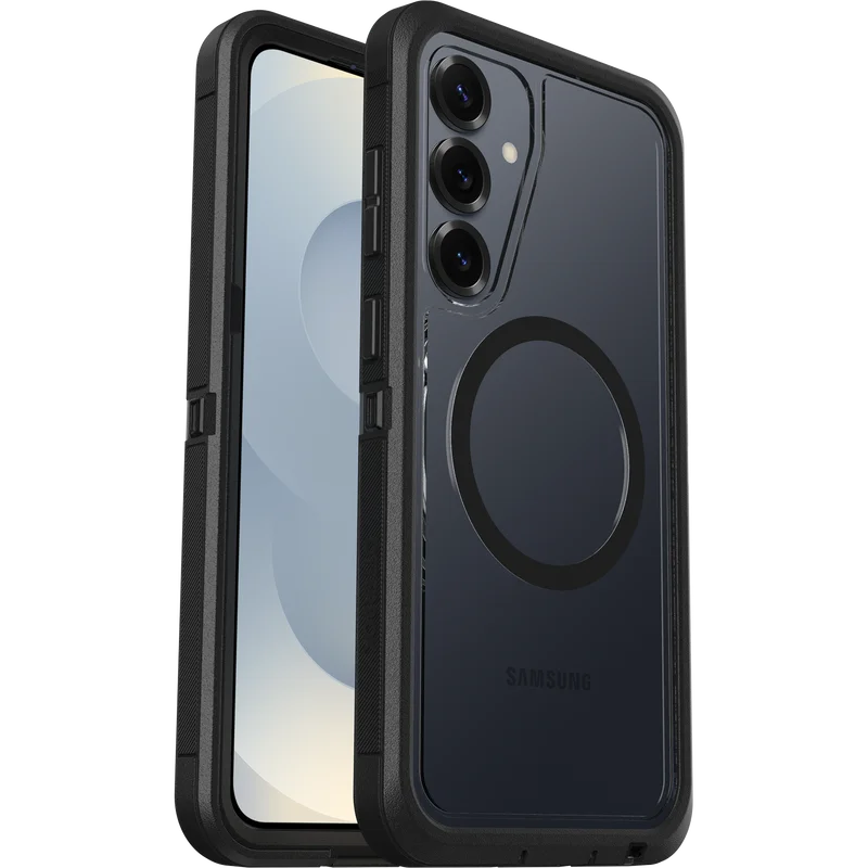 Galaxy S25+ Case&nbsp;Defender Series Pro XT with Magnets Dark Side (Clear/Black)