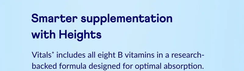Smarter supplementation with Heights