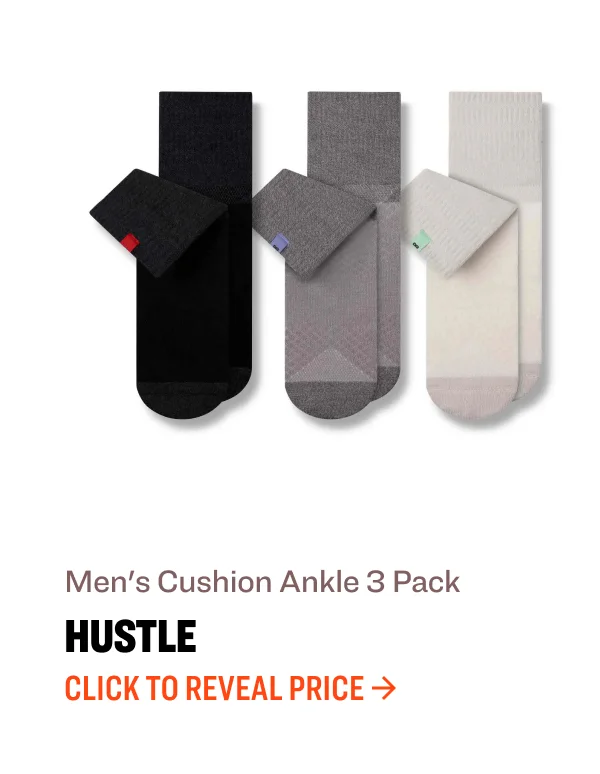 Men's cushion Ankle 3 Pack Men's cushion ankle 10 pack hustle bowo Click to reveal price Click to reveal price