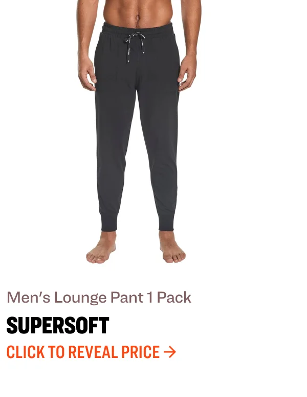 Men's lounge pant 1 pack supersoft Click to reveal price